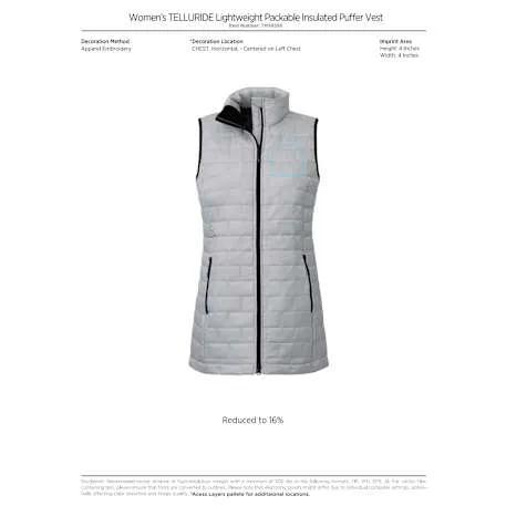 Women's TELLURIDE Packable Insulated Vest 34 of 54