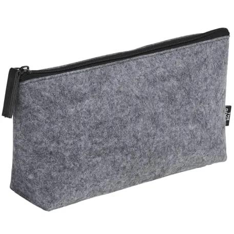 The Goods Recycled Felt Zippered Pouch 1 of 3