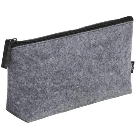 THE GOODS™ Recycled Felt Zippered Pouch 1 of 3