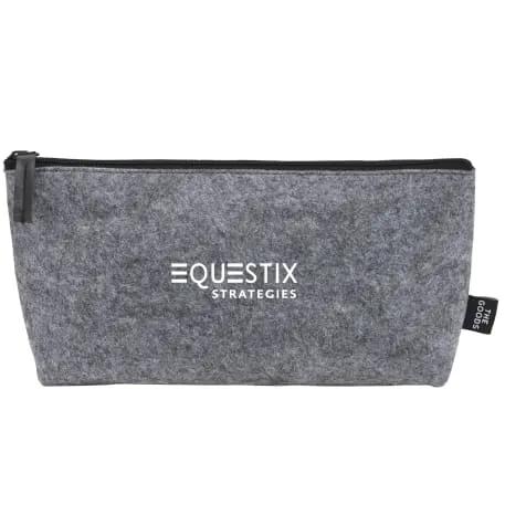 The Goods Recycled Felt Zippered Pouch