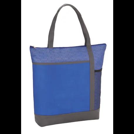 Chrome Non-Woven Zipper Convention Tote 5 of 11