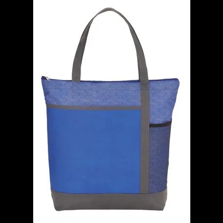 Chrome Non-Woven Zipper Convention Tote 4 of 11