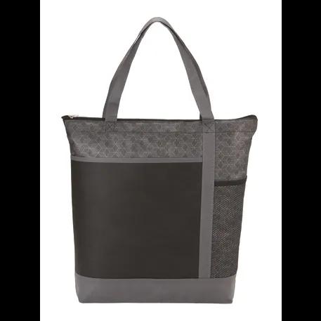 Chrome Non-Woven Zipper Convention Tote 10 of 11
