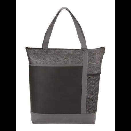 Chrome Non-Woven Zipper Convention Tote 11 of 11