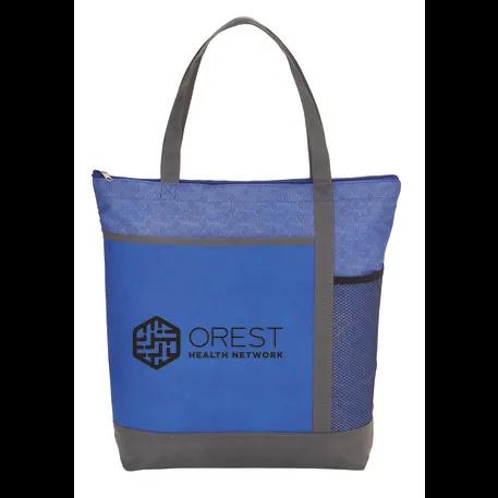 Chrome Non-Woven Zipper Convention Tote 8 of 11