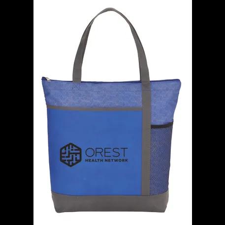 Chrome Non-Woven Zipper Convention Tote 10 of 11