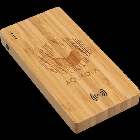 FSC® 100% Bamboo 5000 mAh Wireless Power Bank 4 of 5