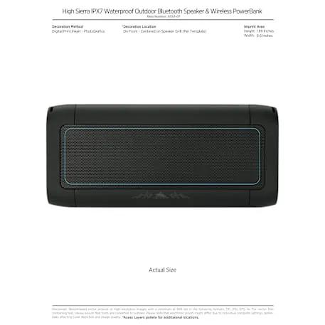 High Sierra Outdoor Speaker & Wireless PowerBank 11 of 15