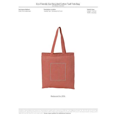 Recycled 5oz Cotton Twill Tote 20 of 27