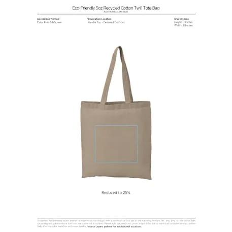 Recycled 5oz Cotton Twill Tote 19 of 27