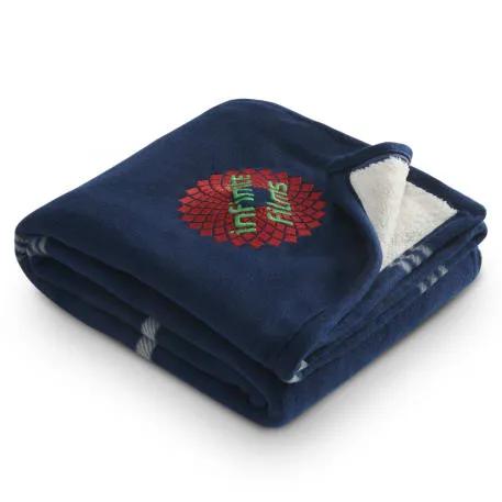 Plaid Fleece Sherpa Blanket 6 of 21
