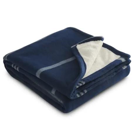 Plaid Fleece Sherpa Blanket 2 of 21