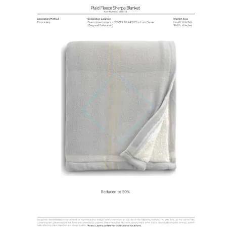 Plaid Fleece Sherpa Blanket 17 of 21