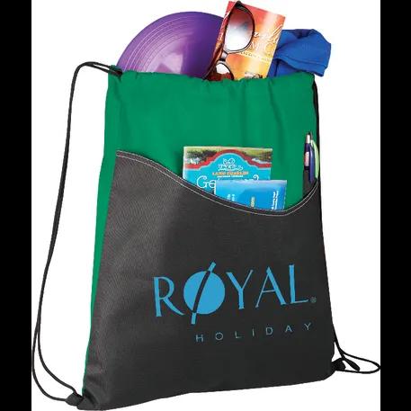 Rivers Non-Woven Drawstring Bag 3 of 12