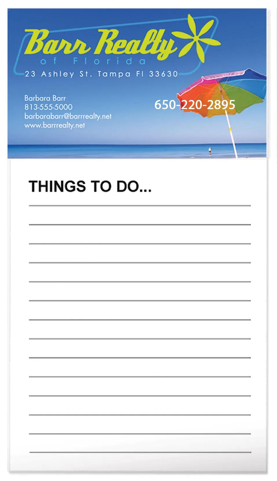 Business Card Magnet with 50-Sheet Notepad 3 of 4