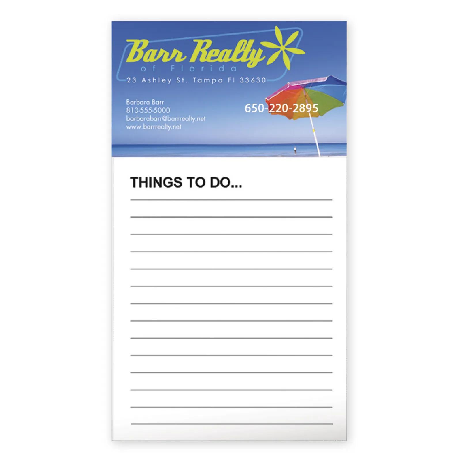 Business Card Magnet with 50-Sheet Notepad 2 of 4