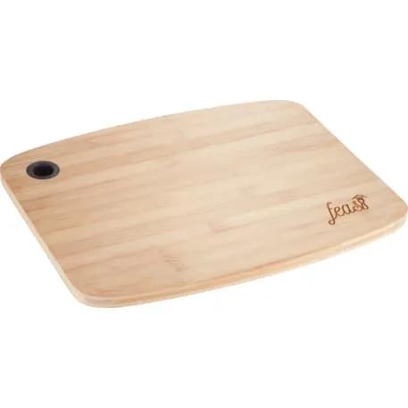 Large Bamboo Cutting Board with Silicone Grip 2 of 5