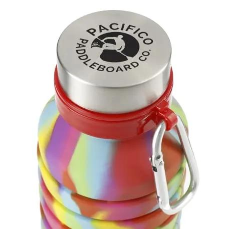 Zigoo Silicone Collapsible Bottle 18oz - Tie Dye 11 of 19