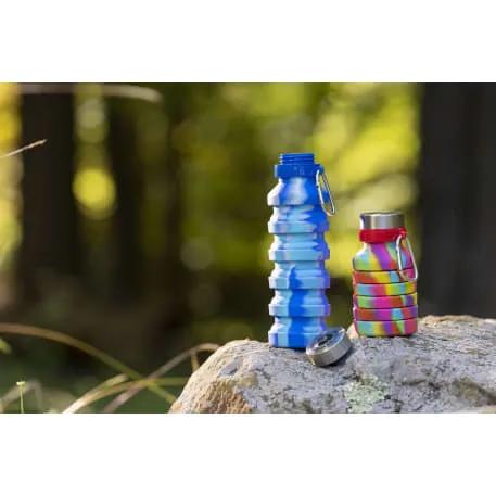 Zigoo Silicone Collapsible Bottle 18oz - Tie Dye 5 of 19