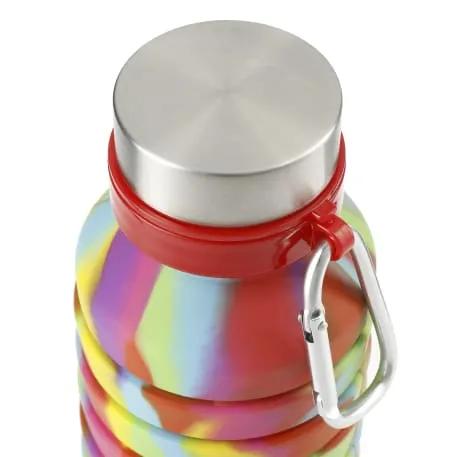 Zigoo Silicone Collapsible Bottle 18oz - Tie Dye 9 of 19