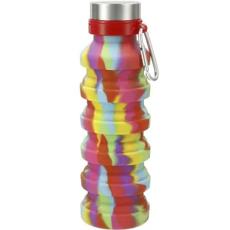 Zigoo Silicone Collapsible Bottle 18oz - Tie Dye 6 of 19
