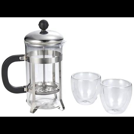 Modena Coffee Press and Glass Set 1 of 5