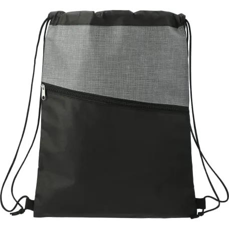 Cross Weave Zippered Drawstring Bag 1 of 1