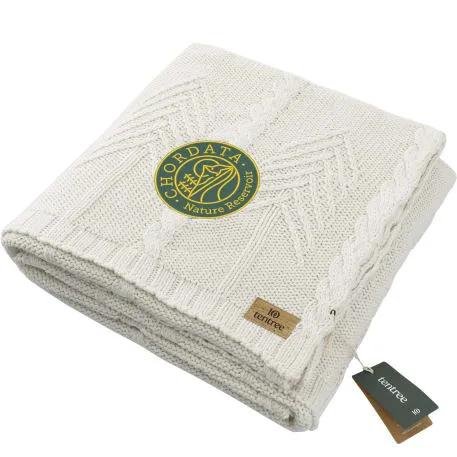 tentree Organic Cotton Cable Blanket 8 of 11