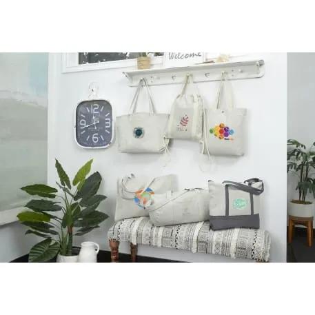 Repose 10oz Recycled Cotton Shoulder Tote 4 of 17