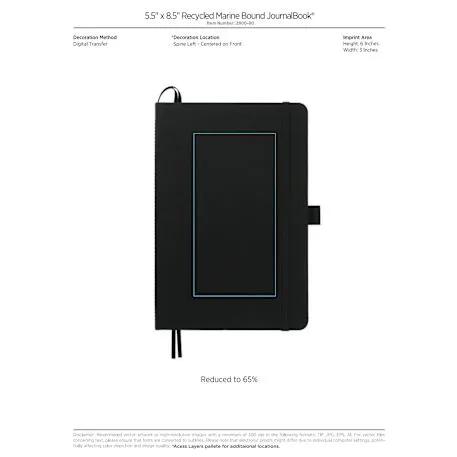 5.5" x 8.5" FSC® Recycled Marine Bound Journal 10 of 17