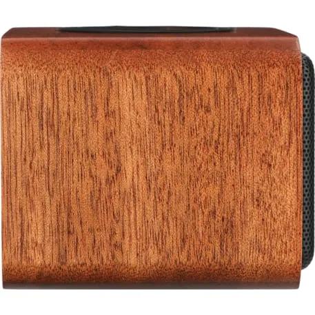 Wood Bluetooth Speaker with Wireless Charging Pad 3 of 11