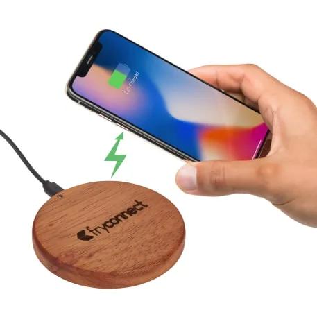 FSC® 100% Wood Wireless Charging Pad 3 of 4