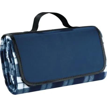 Padded Water-Resistant Fleece Picnic Blanket 4 of 9