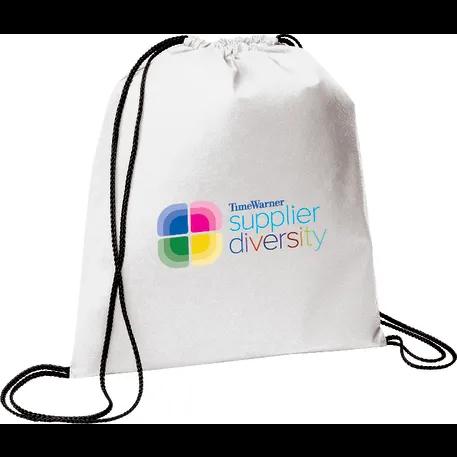 Evergreen Non-Woven Drawstring Bag