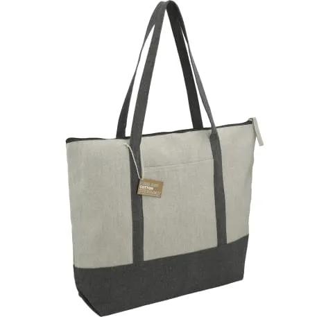 Repose 10oz Recycled Cotton Zippered Tote 9 of 12