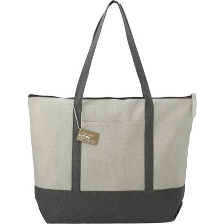 Repose 10oz Recycled Cotton Zippered Tote 3 of 8
