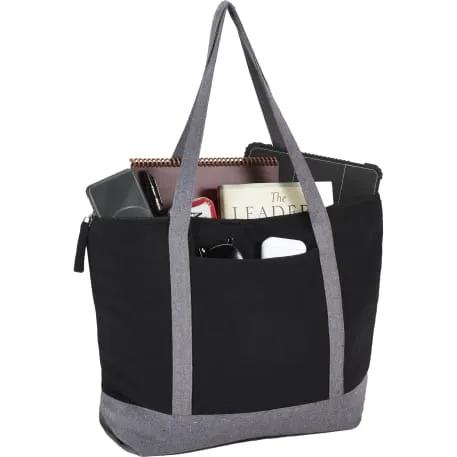 Repose 10oz Recycled Cotton Zippered Tote 8 of 12