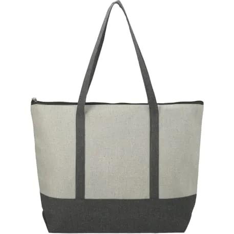 Repose 10oz Recycled Cotton Zippered Tote 2 of 8