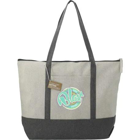 Repose 10oz Recycled Cotton Zippered Tote 2 of 12