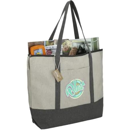 Repose 10oz Recycled Cotton Zippered Tote 4 of 12