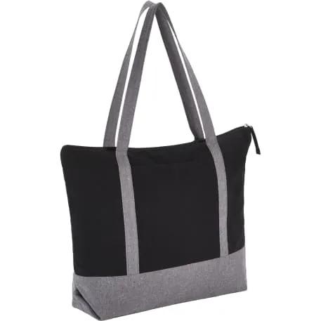 Repose 10oz Recycled Cotton Zippered Tote 7 of 12