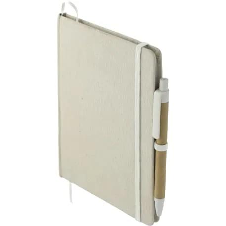 5" x 7" Organic Cotton Bound Notebook w/Pen 5 of 6