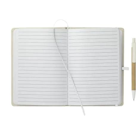 5" x 7" Organic Cotton Bound Notebook w/Pen 4 of 6