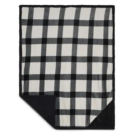 Field & Co.® Buffalo Plaid Sherpa Blanket 12 of 22