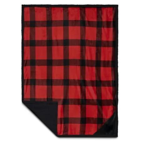 Field & Co.® Buffalo Plaid Sherpa Blanket 3 of 22