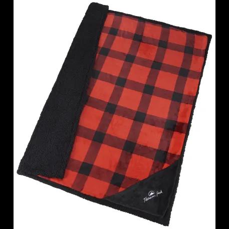 Field & Co.® Buffalo Plaid Sherpa Blanket 6 of 22