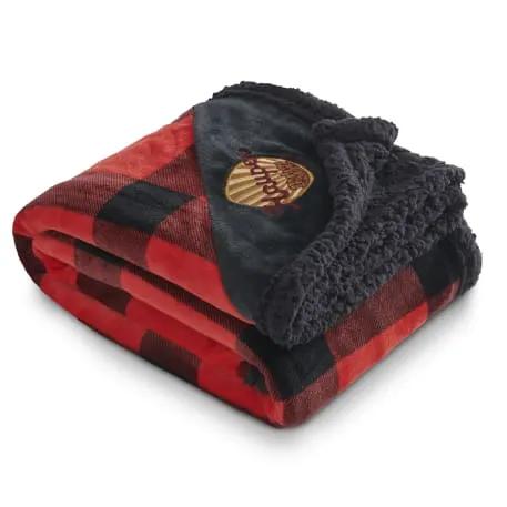 Field & Co.® Buffalo Plaid Sherpa Blanket 9 of 22