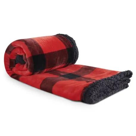 Field & Co.® Buffalo Plaid Sherpa Blanket 2 of 22