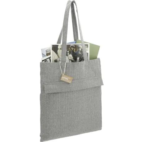 Recycled Cotton Herringbone Tote w/Zip Pocket 2 of 6