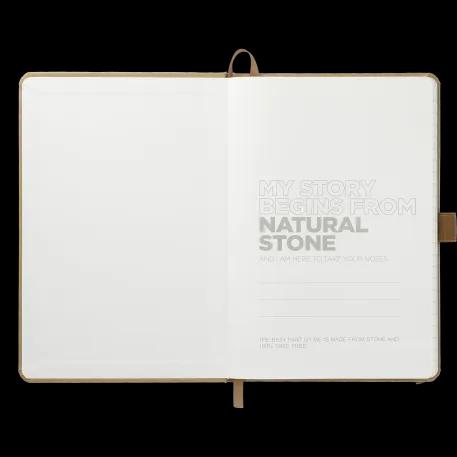 5.5" x 8.5" Washable Kraft Stone Bound Journal 3 of 6